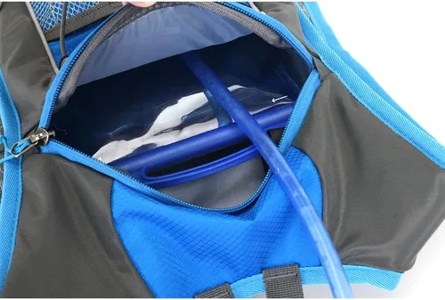 Vista 8 de Clape Mochila de hidratación para correr, ciclismo con vejiga de hidratación de 2 litros, mochila de agua ligera y portátil, mochila transpirable