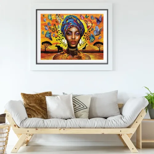 Vista 2 de Anatolian Puzzle - Mujer encantadora, rompecabezas de 1000 piezas, 1087, marrón/A (ANA1087)