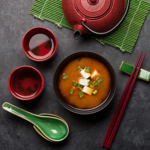 Vista 3 de Marukome Sopa instantánea de miso, tofu, 5.4 onzas