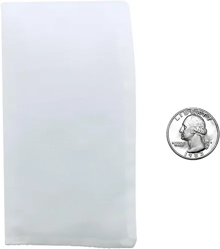 Vista 2 de Bolsas de filtro de té de nailon prémium de 25 micras, 3 x 6 pulgadas, paquete de 25