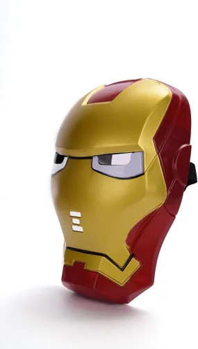 Vista 2 de REINDEAR Máscara de ojos con luz LED de superhéroe, disfraz de cómics prémium