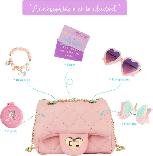 Vista 2 de mibasies Bolso cruzado para niñas y niños pequeños