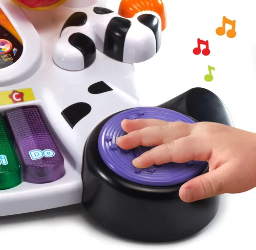 Vista 2 de Piano zoo de VTech, Frustration-Free Packaging, Blanco