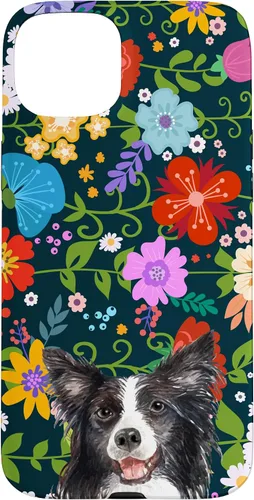 Vista 9 de Border Collie Ditsy Flower Floral Pattern for Women Case for iPhone 17