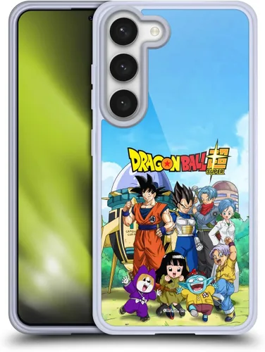Vista 114 de Head Case Designs Funda de gel con licencia oficial de Dragon Ball Super Group Future Trunks Arc Characters [protección de grado militar] compatible