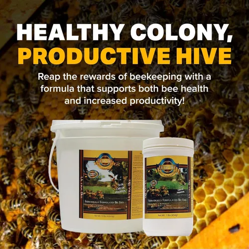 Vista 4 de Sustituición de Polen de Abeja Ultra de Mann Lake, Alimento Seco Alto en Proteínas para Colonias de Abejas Saludables para Apoyar el Crecimiento