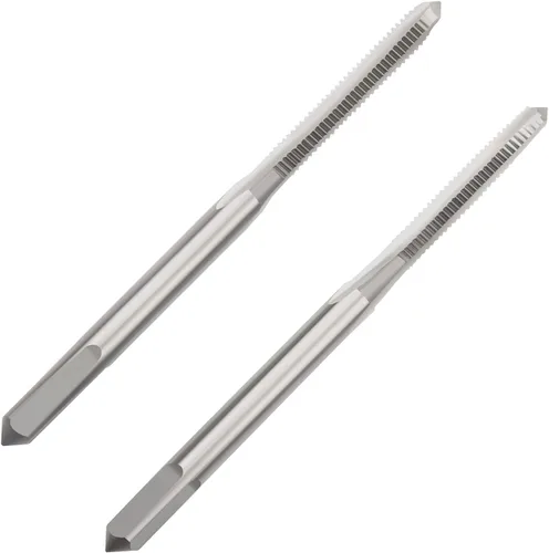 Vista 45 de M2 X 0.4 Mano métrica de grifo, mano derecha M2 X 0.016 in roscado mano grifo 1 par M2 X 0.4 Hand Tap 1Pair, Made of Alloy Tool Steel, Includes a