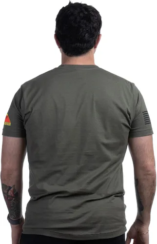 Vista 4 de Army PT Style Shirt - U.S. Military Physical Training Infantry Veteran Workout T-Shirt