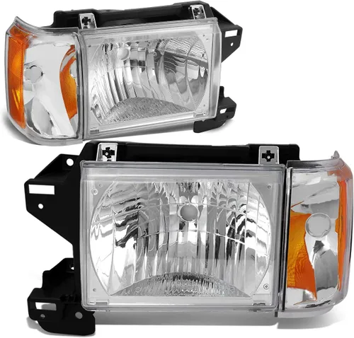 Vista 13 de DNA MOTORING HL-OH-F15087-BK-AM Juego de luces de esquina estilo de fábrica para FORD BRONCO 1987-1991 FORD F-150 1987-1991 FORD F-250 1987-1991