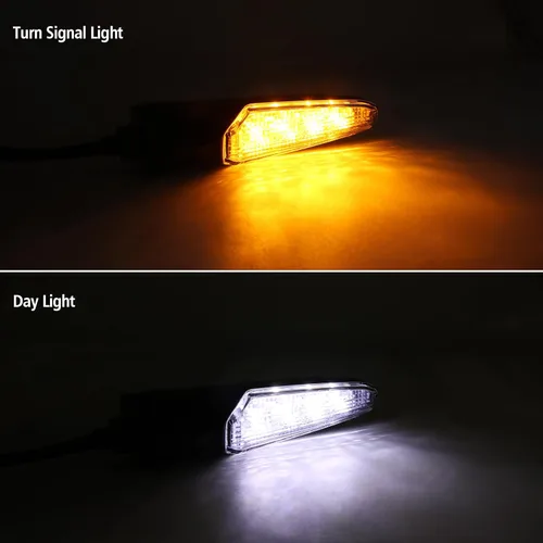 Vista 4 de Luz de giro universal para Honda MSX 125 150 Suzuki Yamaha Kawasaki, Humo
