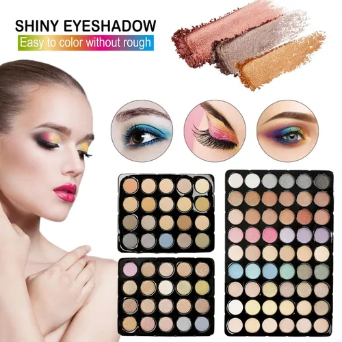 Vista 3 de Pure Vie - 132 colores todo en uno - Set de regalo de maquillaje que incluye una paleta de 94 sombras de ojos altamente pigmentadas brillantes