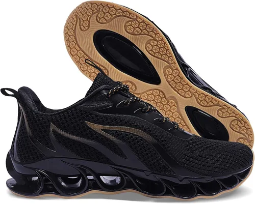Vista 7 de APRILSPRING Mens Walking Shoes Fashion Running Sports Non Slip Sneakers