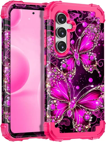 Vista 72 de Casetego Funda para Galaxy A16 5G, Tres Capas de Alta Resistencia Robusta a Prueba de Golpes, Protección Completa Rugosa de PC Duro + Parachoques