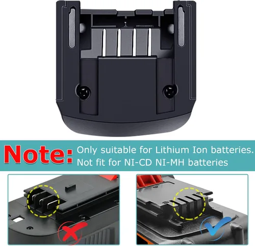 Vista 6 de Cargador de batería de iones de litio de 20 voltios LCS1620 para Black & Decker para cable Porter para STANLEYBattery 12V 14.4V 18V 20 voltios