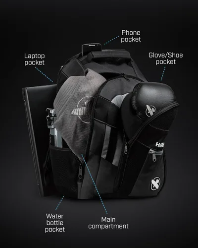 Vista 4 de Hayabusa Mochila Ryoko - Negro/Gris, 30L, Negro/Gris, Ryoko