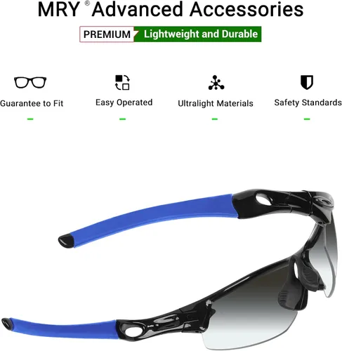Vista 3 de Mryok Auriculares de repuesto para gafas de sol Oakley Radar Path Pitch Range - Opciones