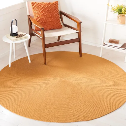 Vista 13 de SAFAVIEH Alfombra trenzada Collection – Alfombra redonda de 3 pies, color beige, hecha a mano, casa de campo, ideal para zonas de alto tráfico