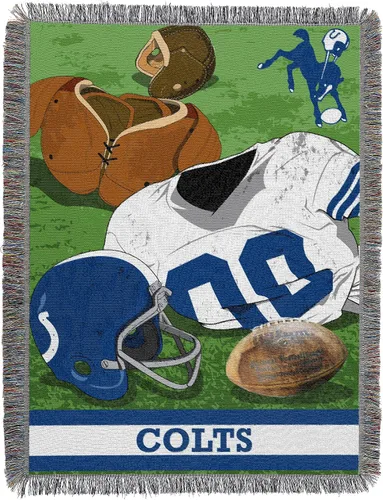 Vista 57 de Northwest NFL Woven Tapestry Wall Hanging, 48 x 60 Inches, Officially Licensed, Decorative Fringes