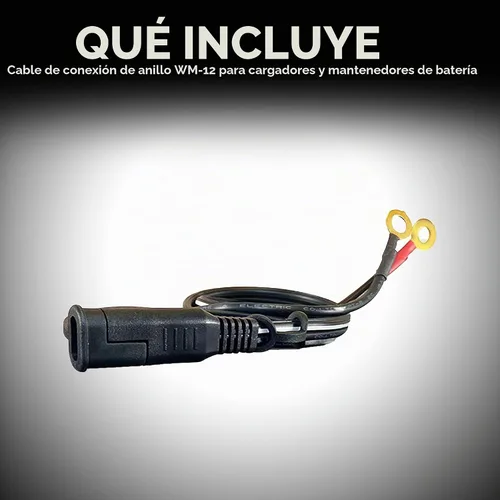 Vista 4 de Schumacher Conector del cable para cargador/mantenedor de baterías WM-12
