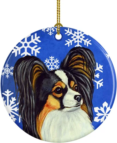 Vista 125 de Caroline's Treasures Cavalier Spaniel - Adorno de cerámica para colgar en el árbol de Navidad, para el hogar, Navidad, fiestas, regalo, 3 pulgadas