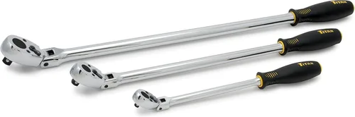Vista 8 de Titan 11302 Trinquete de cabeza flexible extra larga de 1/2 pulgadas x 24 pulgadas y 36 dientes