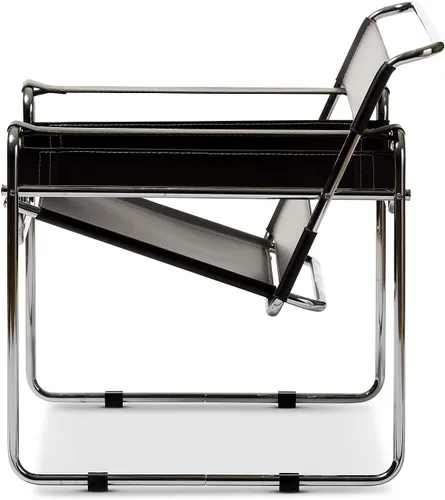Vista 4 de Baxton Studio Jericho - Silla decorativa, 30 x 31 x 28 pulgadas, color negro