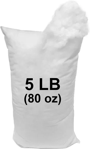 Vista 7 de Hometex Canada Relleno de almohada (no fabricado en China) Bolsa de 1 libra 100% relleno de fibra de poliéster de alta calidad