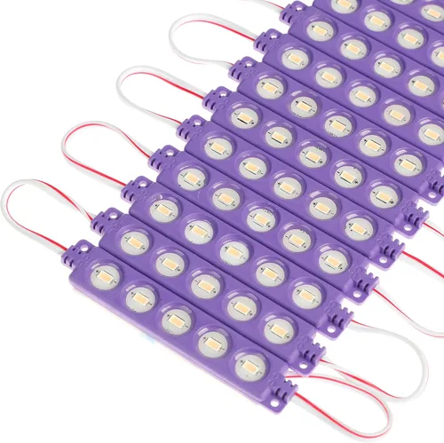 Vista 5 de Q QINGCHEN DC12V - Módulo LED de inyección blanca cálida de 1.2 W, luz trasera decorativa impermeable para letreros de letras publicitarias