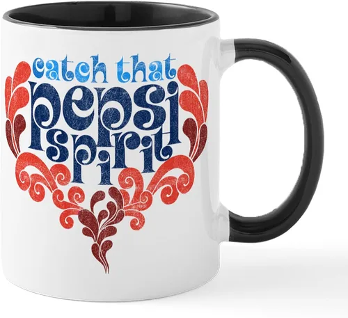 Vista 42 de CafePress Catch That Pepsi Spirit - Taza de café de cerámica (11.0 fl oz)
