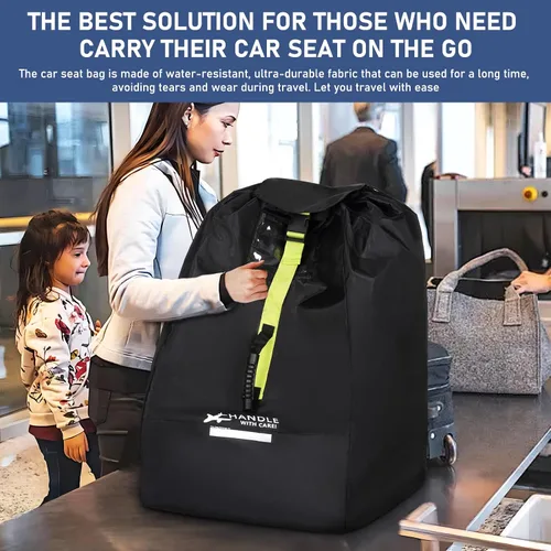 Vista 4 de Bolsa de viaje para asiento de coche para avión Verde