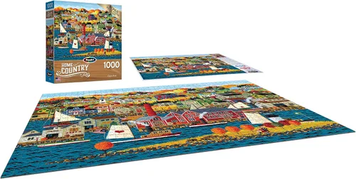 Vista 3 de RoseArt - País de origen- Cape Ann - Rompecabezas de 1000 piezas para adultos
