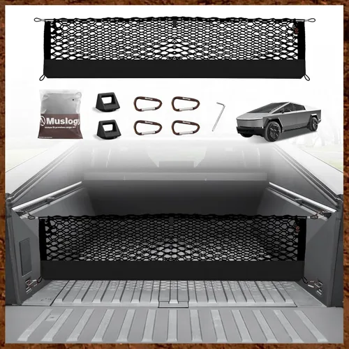 Vista 36 de Muslogy Red de carga para maletero estilo sobre compatible con accesorios Jeep Grand Cherokee L 2021-2024 2025, organizador de maletero de ajuste