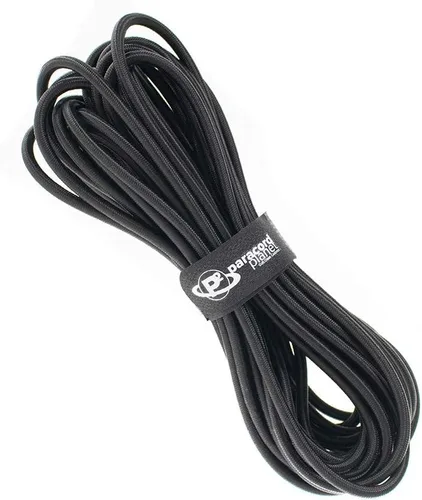Vista 5 de PARACORD PLANET Cuerda de choque elástica – Cordones de nailon elásticos – Uso para kayaks, correa de remolque y más – Cuerda elástica, grado marino