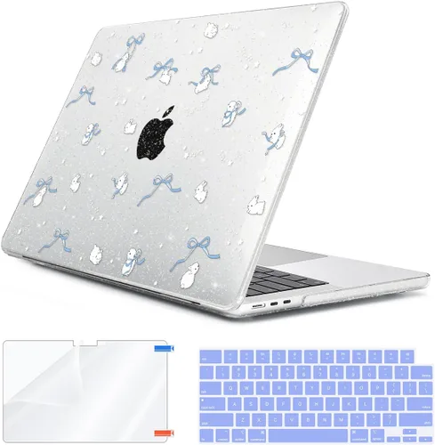 Vista 31 de Compatible con MacBook Air 2026 2025 2024-2022 de 13.6 pulgadas M5 A3449 M4 A3240 M3 A3113 M2 A2681 con Touch ID, carcasa rígida de plástico, hoja