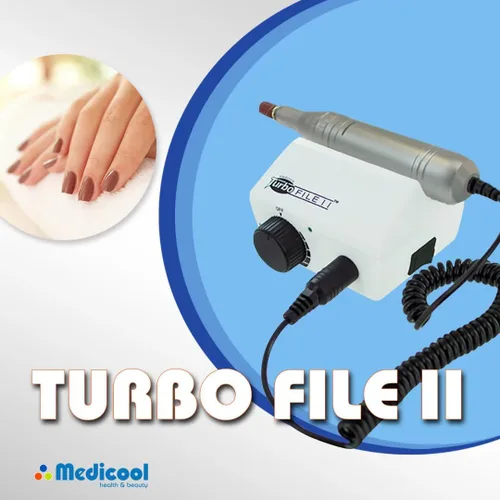Vista 2 de Medicool Turbo File II Professional Electric Mani y Pedi - Sistema de limado de uñas