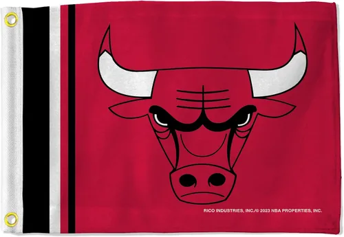 Vista 5 de Rico Industries Bandera estándar de baloncesto de la NBA, de doble cara, ideal para barco/carrito de golf, hogar, etc.