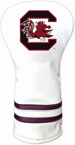 Vista 38 de Team Golf NCAA Blanco Vintage Cubierta para Cabeza de Conductor de Golf, Diseño Ajustado, Diseño Retro
