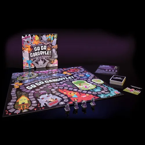 Vista 4 de Archie McPhee - Juego de mesa de gárgolas - Go Go Go Gárgola! El juego de la suerte y las gárgolas