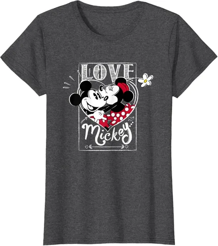 Vista 4 de Disney Mickey & Minnie Mouse Love Mickey - Camiseta para el día de San Valentín