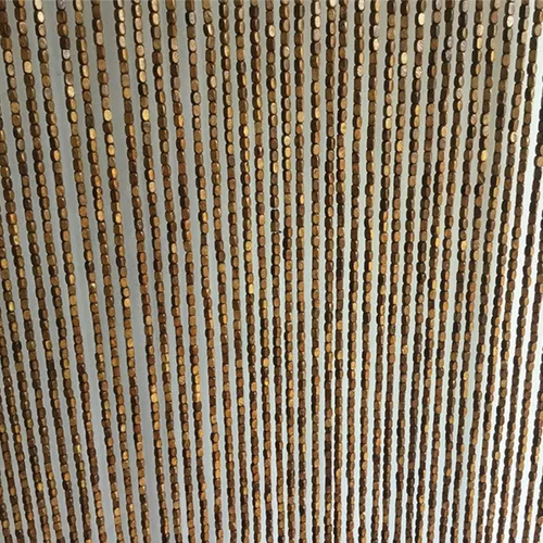Vista 3 de Cortinas de bambú para puerta, cortinas colgantes de puerta, persianas de madera para puerta, persiana divisora decorativa, para sala de estar