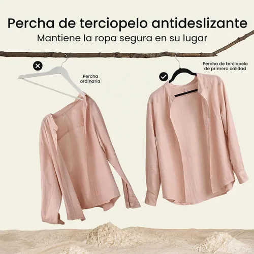 Vista 5 de Utopia Home - Perchas de terciopelo, color negro, paquete de 20 Luxury Non-Slip Slim Pant & Coat Hangers Strong Space-Saving Clothes Hangers
