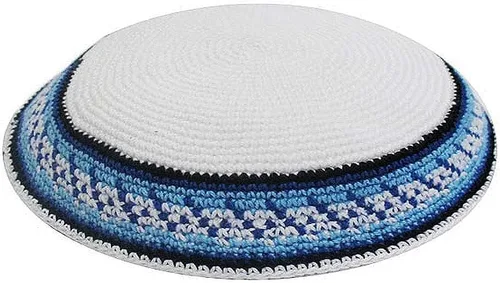 Vista 12 de Zion Judaica - Paquetes de Kipá de punto de calidad a granel, Kipppot o Kippas individuales, clips Kipa gratis incluidos