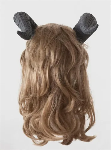Vista 3 de JDKOD Máscara de la Bella y la Bestia, disfraz de Halloween para adultos