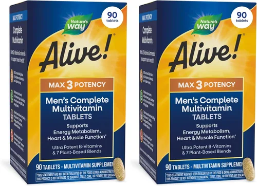 Vista 9 de Multivitaminas Nature's Way Alive máxima potencia para hombres, 15542, 1, 1