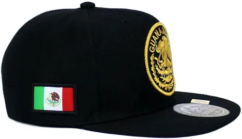 Vista 3 de Gorra de béisbol con logotipo federal del estado de México, bordada, con tapa plana