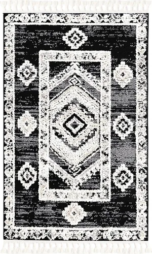 Vista 3 de Unique Loom Cherokee Collection - Alfombra rectangular de 2 x 3 pies 1 pulgada, gris fósil/marfil