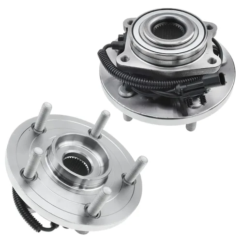 Vista 107 de Detroit Axle - 2.2L Bujes de rodamiento de rueda delanteros de 2 piezas para Honda Accord 90-97, 97 Acura CL, 2 rodamientos de ruedas y conjunto
