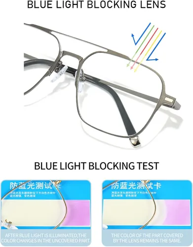 Vista 5 de 3 lentes de sol magnéticos con clip para hombres y mujeres, polarizados, protección UV, retro, cuadrados, para conducir por la noche