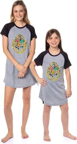 Vista 5 de Harry Potter - Camisón de pijama para dormir con cresta de Hogwarts para niños
