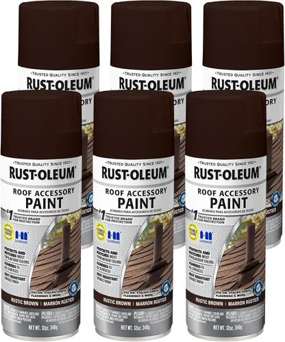 Vista 11 de Rust-Oleum 302125 Pintura en aerosol para recubrimiento de accesorios de techado, 12 onzas, Espresso Shake Batido Espresso